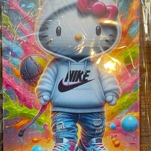 One of a kind hello kitty themed notebook 🧩